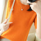 Pull Femme Slim à Manches Courtes – Tricot Col Rond Léger Printemps Été 2025 |