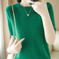Pull Femme Slim à Manches Courtes – Tricot Col Rond Léger Printemps Été 2025 |