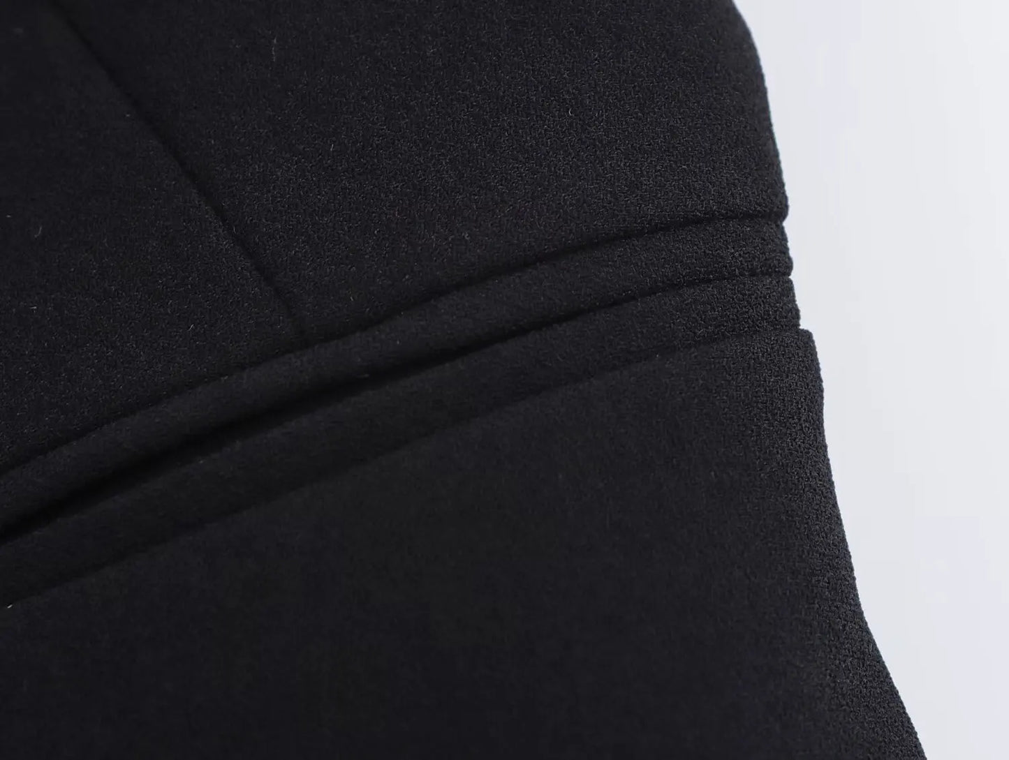 Ensemble femme sans manches col V asymétrique – pantalon large taille haute
