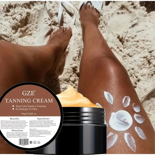 Crème autobronzante GZE été – éclat naturel visage et corps