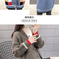 Cardigan Femme Mi-long – Manteau Tricoté Loose Style Coréen Printemps Automne.