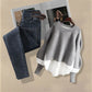 Ensemble femme printemps/automne 2024 – haut chemise deux-en-un et jean slim