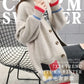 Cardigan Femme Mi-long – Manteau Tricoté Loose Style Coréen Printemps Automne.