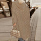 Cardigan Long Femme Oversize – Tricot Uni Chic Longueur Genou Automne Hiver | F-laglam.