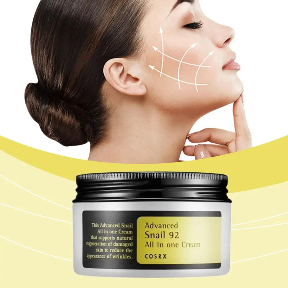 Gamme Soin Visage à la Mucine d’Escargot & Collagène 92 – Crème, Tonique, Nettoyant & Protection Solaire – Hydratation, Fermeté & Lissage Peau Sensible