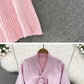 Ensemble Femme 2 Pièces – Cardigan Tricoté à Lacets & Robe Camisole, Style Chinois Moderne Élégant |