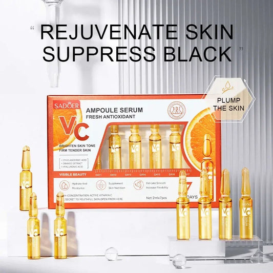 Ampoule Essence | Vitamin C Serum for Face Moisturizing Brightens Skin Repair Smooth Facial Essence Serum Facial Care Skincare