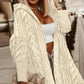 Cardigan Long Femme Oversize – Tricot Uni Chic Longueur Genou Automne Hiver | F-laglam.