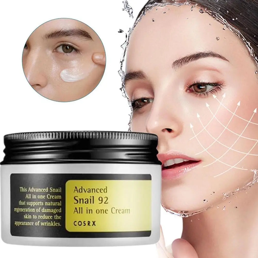 Gamme Soin Visage à la Mucine d’Escargot & Collagène 92 – Crème, Tonique, Nettoyant & Protection Solaire – Hydratation, Fermeté & Lissage Peau Sensible