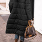 Manteau Long Femme Hiver – Veste Chaude en Laine & Polaire avec Capuche, Style Casual Chic | F-laglam.