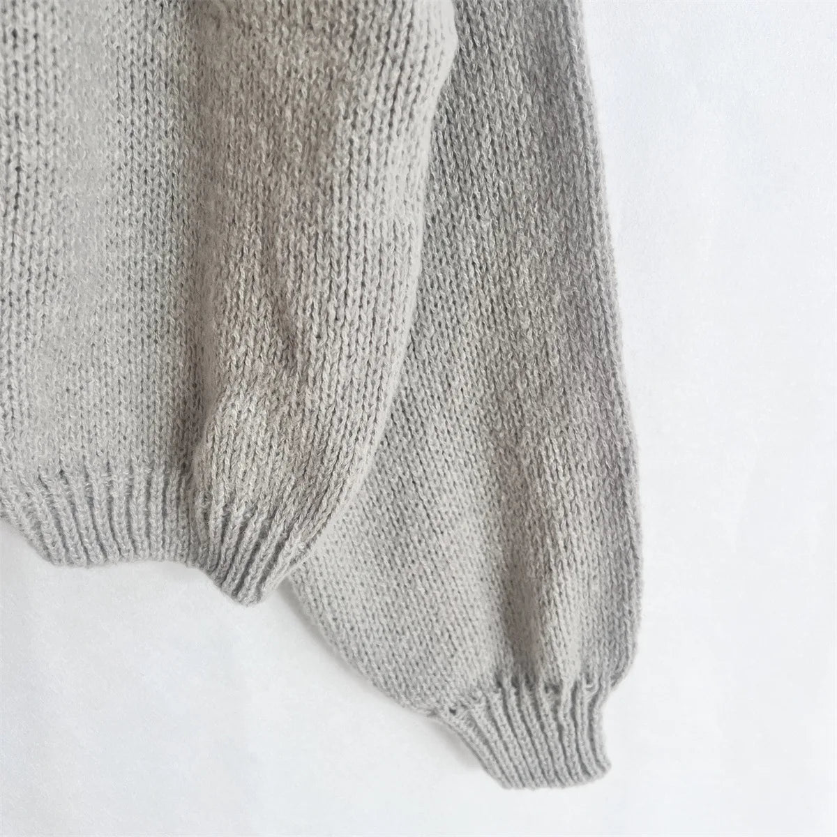 Cardigan Femme Élégant – Tricot Uni avec Lacet, Col Rond, Style Simple Chic |