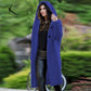 Cardigan Long à Capuche Femme – Pull Tricoté Automne Hiver.