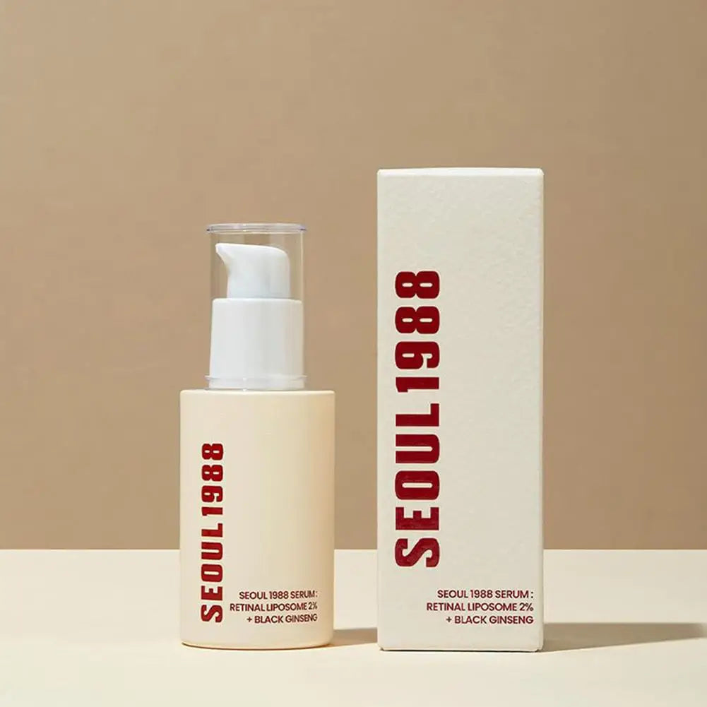 SEOUL 1988 Sérum Coréen – Hydratant, Éclaircissant, Vitamine C & Acide Hyaluronique, Anti-Taches & Réducteur de Pores