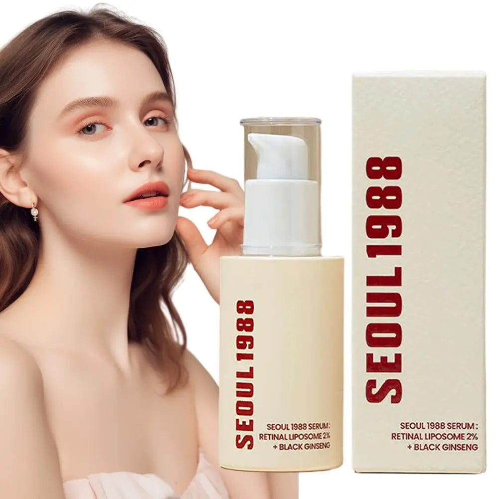 SEOUL 1988 Sérum Coréen – Hydratant, Éclaircissant, Vitamine C & Acide Hyaluronique, Anti-Taches & Réducteur de Pores