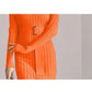 Robe Pull Longue Femme – Tricot Élastique Ajusté Style Coréen Élégant Automne Hiver.