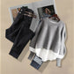 Ensemble femme printemps/automne 2024 – haut chemise deux-en-un et jean slim