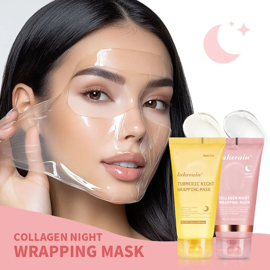 Masque visage coréen au collagène – effet liftant et hydratant nuit