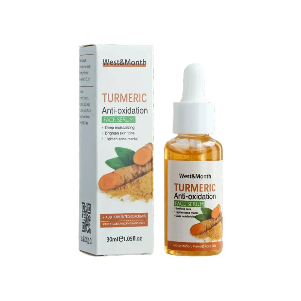 Sérum Visage au Curcuma – Éclat, Anti-Taches & Anti-Oxydant + Savon Huile de Curcuma