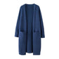 Cardigan Femme Épais à Poches – Tricot Loose Col V Décontracté Printemps Automne