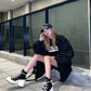 Baskets Compensées Femme en Toile – Style Skateboard, Lacets, Mode Décontractée et Extérieure