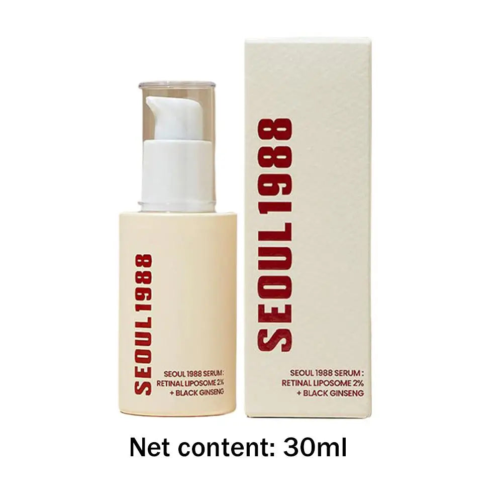 SEOUL 1988 Sérum Coréen – Hydratant, Éclaircissant, Vitamine C & Acide Hyaluronique, Anti-Taches & Réducteur de Pores