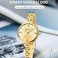 Montre pour femme de la marque CURREN, mouvement à quartz précis, avec bracelet magnétique réglable. Design élégant et sportif, idéale pour un usage quotidien ou pour compléter vos tenues habillées.