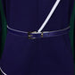 Robe élégante de bureau pour femme, col rond, manches trois quarts, ceinturée à la taille, coupe ajustée mi-mollet. Idéale pour un look professionnel et raffiné.