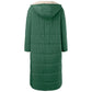 Manteau Long Femme Hiver – Veste Chaude en Laine & Polaire avec Capuche, Style Casual Chic | F-laglam.