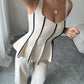 Ensemble Femme 2 Pièces – Top Sans Manches à Volants & Pantalon Large Taille Haute, Style Y2K Streetwear Chic | F-lagam.
