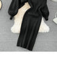 Ensemble Femme 2 Pièces – Cardigan Tricoté à Lacets & Robe Camisole, Style Chinois Moderne Élégant |
