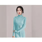 Robe Pull Longue Femme – Tricot Élastique Ajusté Style Coréen Élégant Automne Hiver.