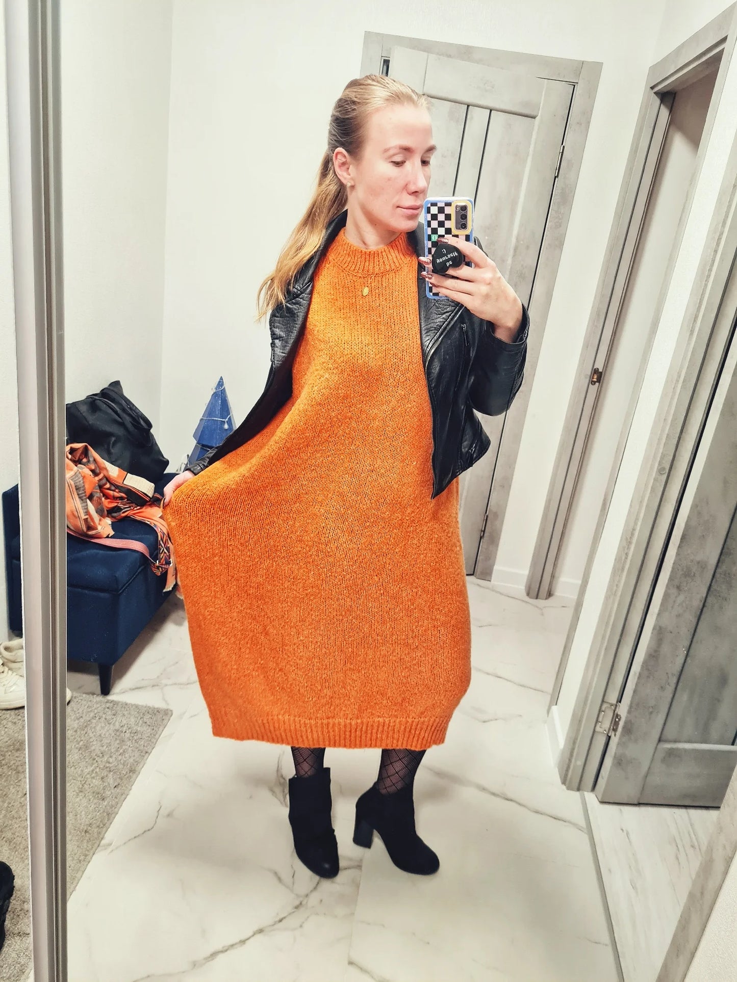Robe Pull Longue Femme – Tricot Épais Vintage Oversize Chaud pour Automne & Hiver | F-laglam
