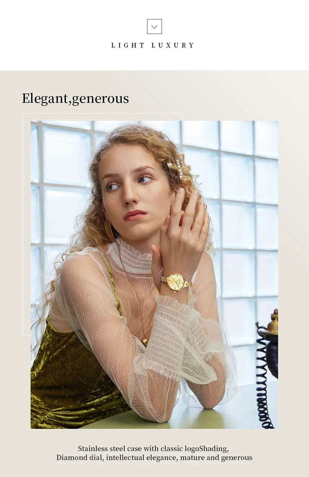 Montre pour femme de la marque CURREN, mouvement à quartz précis, avec bracelet magnétique réglable. Design élégant et sportif, idéale pour un usage quotidien ou pour compléter vos tenues habillées.