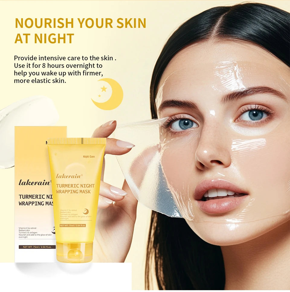 Masque visage coréen au collagène – effet liftant et hydratant nuit