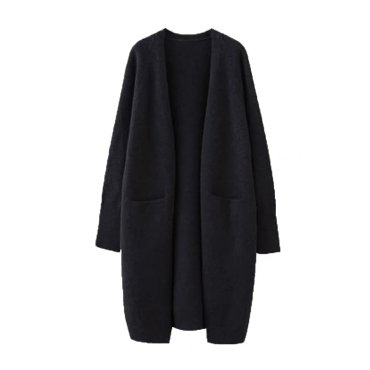Cardigan Femme Épais à Poches – Tricot Loose Col V Décontracté Printemps Automne.