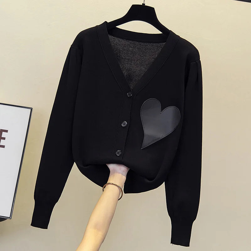 Pull Femme Cachemire Manches Courtes – Style Coréen Loose O-Neck Printemps Été | F-laglam.