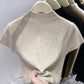 Pull Femme Col Roulé Fin – Tricot Slim Manches Courtes Bodycon Été 2025.