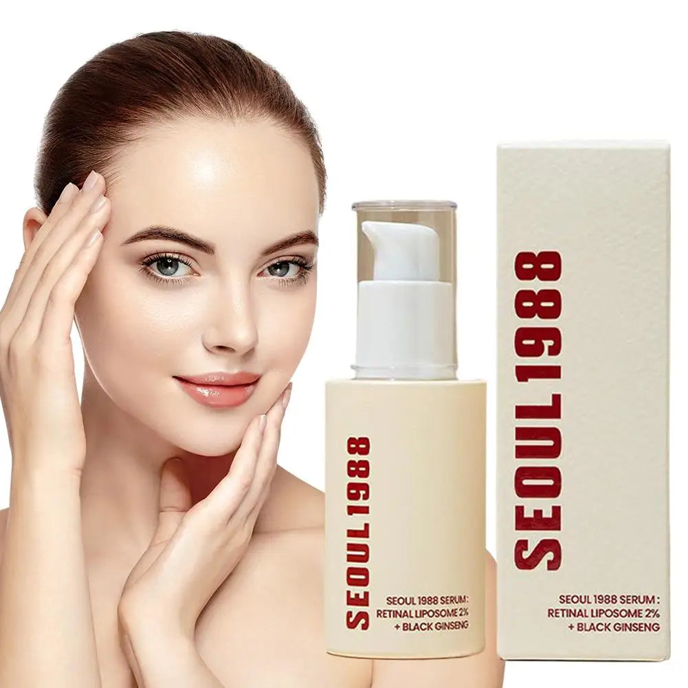 SEOUL 1988 Sérum Coréen – Hydratant, Éclaircissant, Vitamine C & Acide Hyaluronique, Anti-Taches & Réducteur de Pores