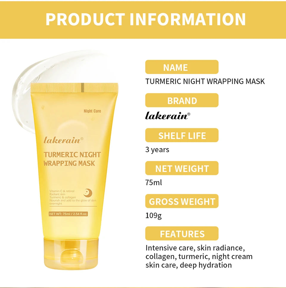 Masque visage coréen au collagène – effet liftant et hydratant nuit