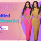 Élégante robe maxi métallisée pour femme, col en V sexy, manches longues, fronces flatteuses et fente haute. Parfaite pour les soirées, clubs ou événements chics. Style glamour et féminin.
