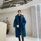 Manteau Teddy Bear Femme – Laine d’Alpaga Oversize, Chaud & Doux, Style Classique Décontracté Hiver