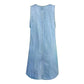 Robe en jean pour femme, sans manches, avec boutons sur le devant et deux poches pratiques. Confortable et légère, idéale pour l’été. Parfaite pour un look décontracté ou pour vos sorties quotidiennes.