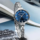 Montre pour femme de la marque CURREN, mouvement à quartz précis, avec bracelet magnétique réglable. Design élégant et sportif, idéale pour un usage quotidien ou pour compléter vos tenues habillées.