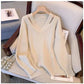 Pull Femme Loose Col V – Tricot Doux Uni Style Basique Automne.