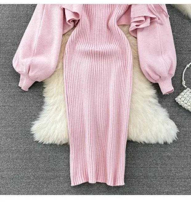 Ensemble Femme 2 Pièces – Cardigan Tricoté à Lacets & Robe Camisole, Style Chinois Moderne Élégant |.