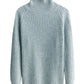 Pull Femme en Laine Mérinos 100 % – Col Roulé Tricoté Cachemire Automne Hiver