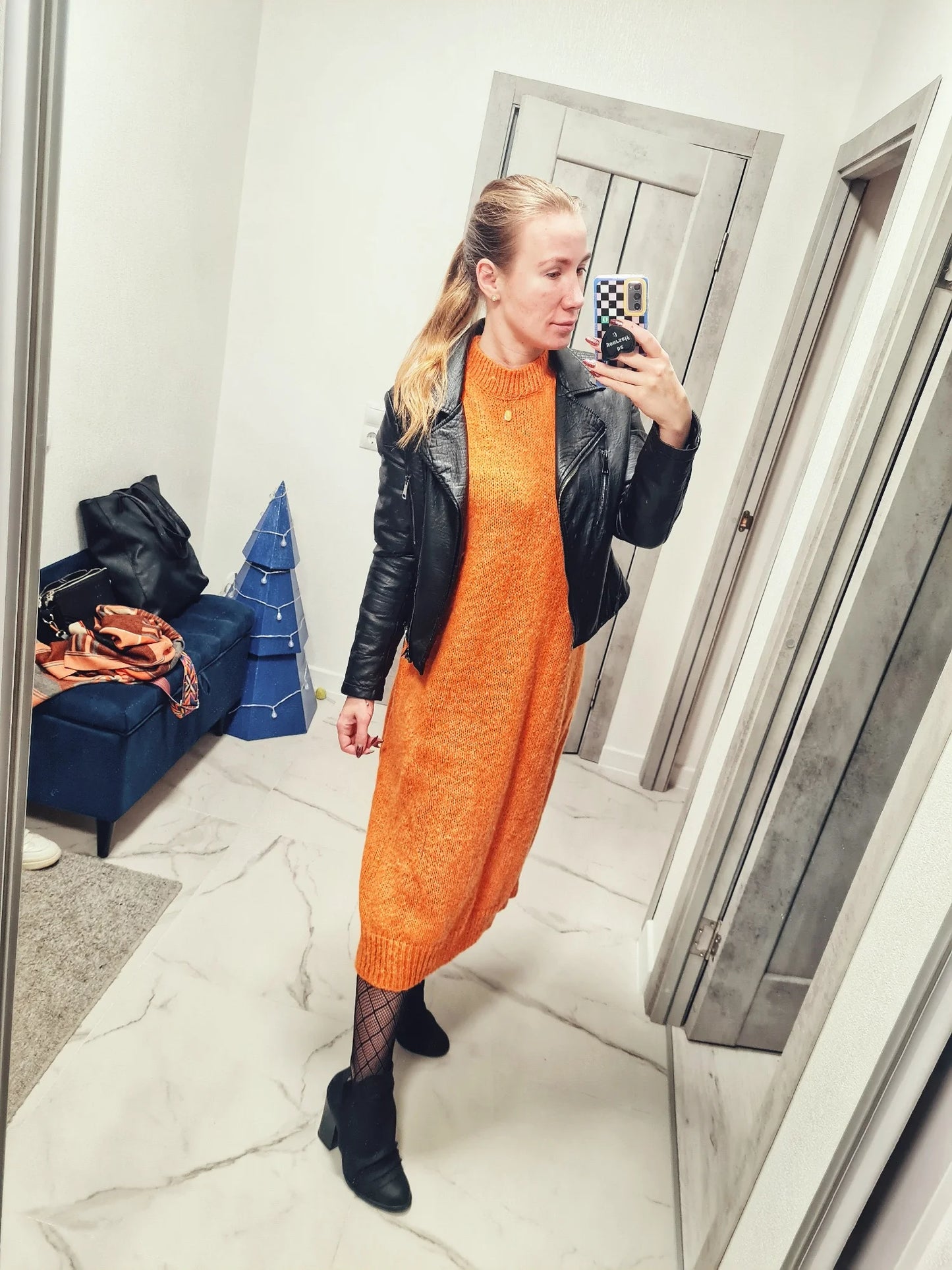 Robe Pull Longue Femme – Tricot Épais Vintage Oversize Chaud pour Automne & Hiver | F-laglam