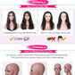 Perruque 360 Full Lace Kinky Straight – 250 % Densité, Invisi Strap, Glueless, Cordon Invisible | F-laglam.