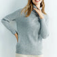 Pull Femme en Laine Mérinos 100 % – Col Roulé Tricoté Cachemire Automne Hiver