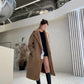 Manteau Teddy Bear Femme – Laine d’Alpaga Oversize, Chaud & Doux, Style Classique Décontracté Hiver.